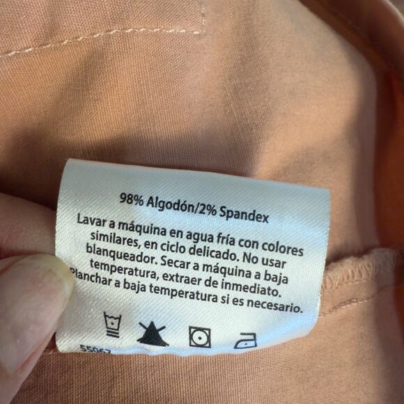 Serra Women's Size L Peach Utility Button Up Jacket w/ Drawstring Waist  #3418 - Picture 3 of 10